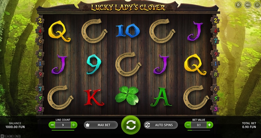 Lucky Lady Clover slot game